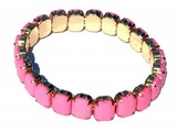 A-zone Roze 50's armbandje | Roze armbandje