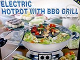 Hotpot elettrico multifunzione con griglia barbecue