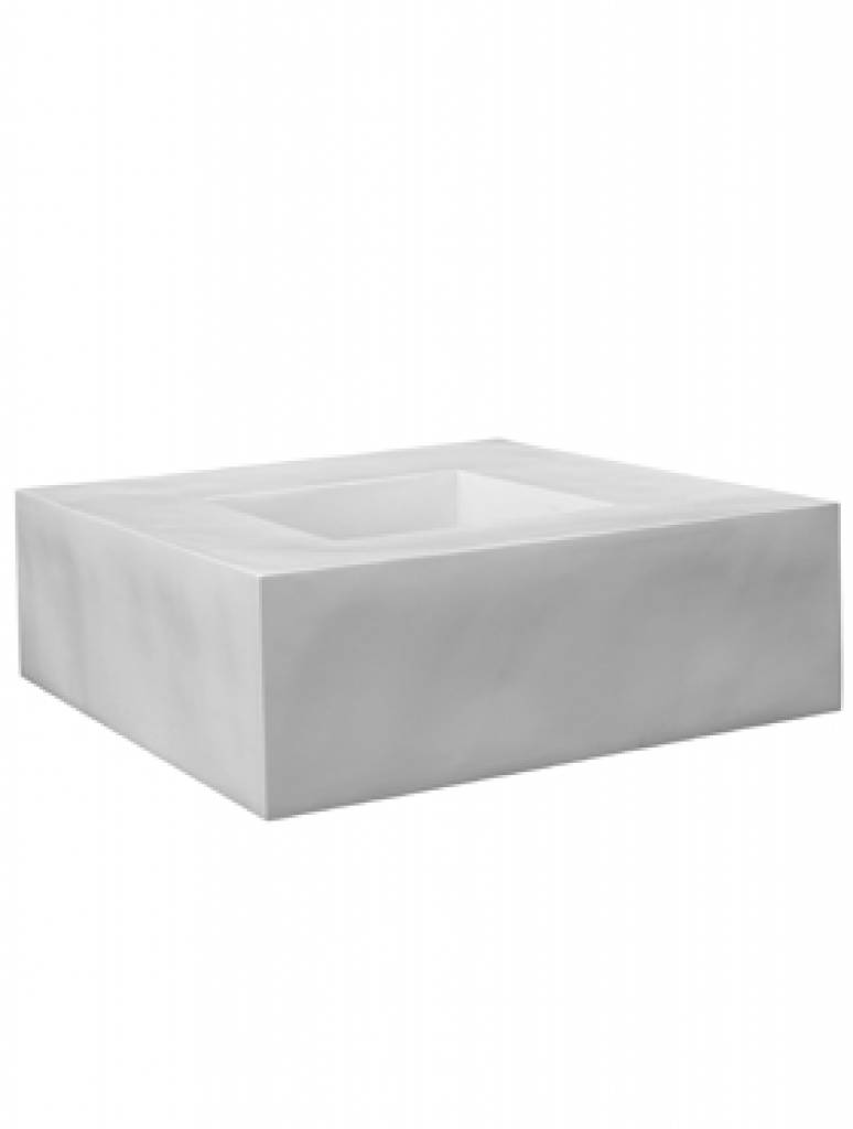 Fiberstone Jumbo Seating Glossy White - Unieke en veelzijdige plantenbak voor binnen én buiten!