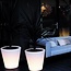 Elho Pure Straight Led Light - pot unique à la fois à l'intérieur et à l'extérieur!