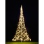 Arbre de Noël Fairybell H600cm / 600 lumières LED - Imposer arbre dans votre jardin ou propriété.