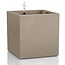 Lechuza Lechuza Canto stone Low 30 Zandbeige vierkante bloembak 30 x 30cm H30cm. - 15% online korting