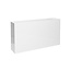 Fiberstone Brillant Jort Slim Flowerpot - serré dans la peinture blanche brillante!
