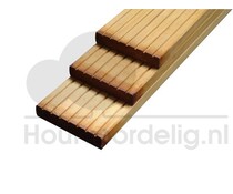 Vlonderplank hardhout Garapa 25x145mm Vlonderplank hardhout Garapa 25x145mm