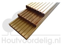 Vlonderplank hardhout Guariuba 21x140mm Vlonderplank hardhout Guariuba 21x140mm