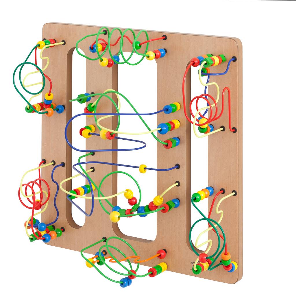 Boulier Mural Grand Boulier En Bois Murale Circuit De Motricite Jeu