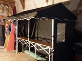 luxe zwarte kraam