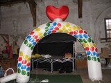 0pblaasbare balonnenboog