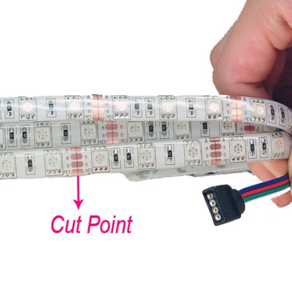 RGB ledstrip 5 meter 123ledspots Gamma Badkamermeubel ~ RGB ledstrip 5 meter 123ledspots