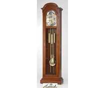 Hettich Uhren 4-50 noyer horloge grand-père peint travail Hermle Westminster Hettich Uhren 4-50 noyer horloge grand-père peint travail Hermle Westminster