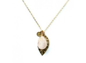 Ibiza Jewels Leaf rosequarts | Ibiza Jewels