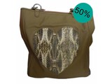 A-zone Tas hart taupe | Leren tas