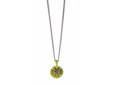 A-zone Gele bloem | Korte ketting