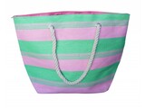 A-zone Pastel groen/roze strandtas | Strandtas