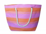 A-zone Strandtas roze oranje | Strandtas