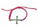 A-zone Neon roze kruis | Armband