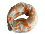 Fashion by Fleur Sjaal met neon oranje snorren | Sjaal met snorren