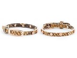 Bloved Python bruin | Leren armbandje