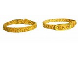 Bloved Geel python | Lederen armband