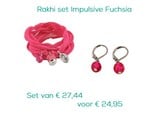 Jozemiek Rakhi set Impulsive Fuchsia | Jozemiek