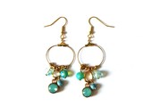 Chicks from heaven Summerstyle Green Gold | Oorbellen