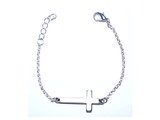 Chicks from heaven Kruis zilver | Armbandje met kruis