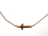 Chicks from heaven Cross ketting rosé | Ketting met kruis