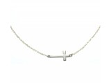Chicks from heaven Kruis ketting zilver | Ketting met kruis