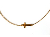 Chicks from heaven Cross ketting goud | Cross ketting