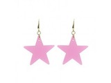 Biba Ster roze | Ster oorbellen