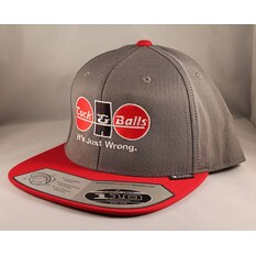 Cock & Balls - Flexfit Snapback Melan Red Cock & Balls - Flexfit Snapback Melan Red