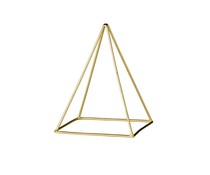 Bloomingville Deco pyramid brass Bloomingville Deco pyramid brass