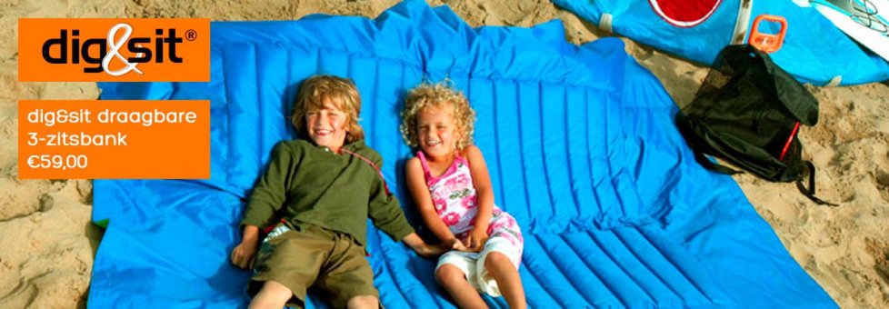 dig& sit dé ideale 3-zitsbank voor op het strand of in de natuur!