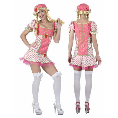 Vrijgezellen jurkje: Strawberry-girl