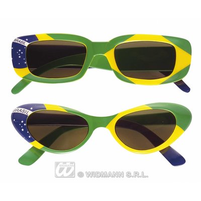 Bril met Braziliaanse vlag