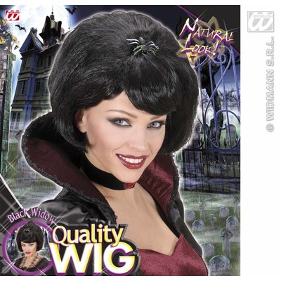 Black Widow pruiken met spin
