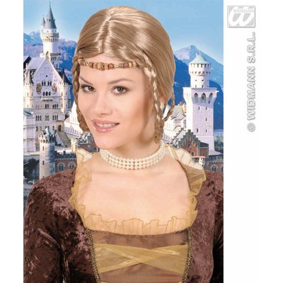 Middeleeuwse prinsessen pruik
