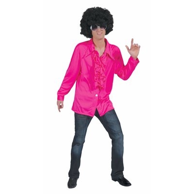 Feestkleding: Pruik zwarte kroes Ricky