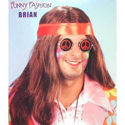 Feestkleding: Pruik Brian
