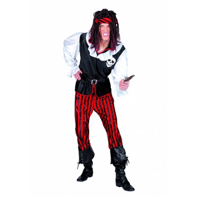 Piratenpruik met rastahaar