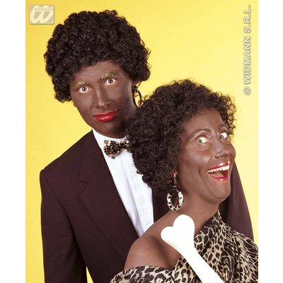 Pruik Afro-look/Zwarte Piet