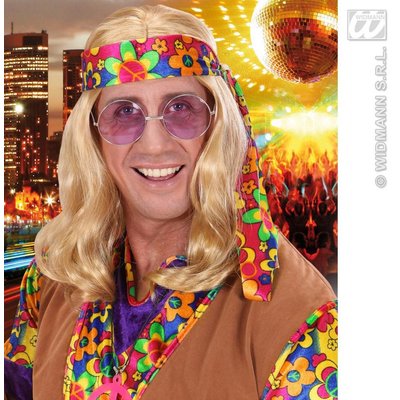 Hippie-pruik "Flower"