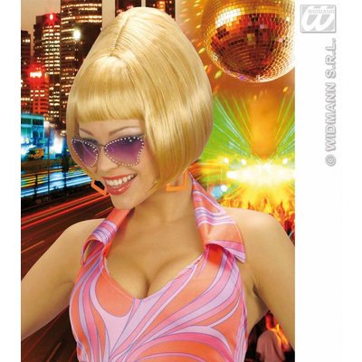 Pruik Partygirl seventies