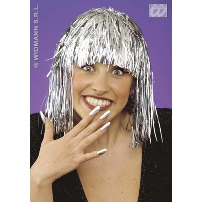 Disco-pruiken in zilver of goud (lurex)