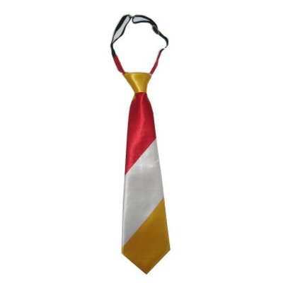 Stropdas Rood/wit/geel