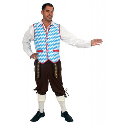 Biervest in Beierse kleuren