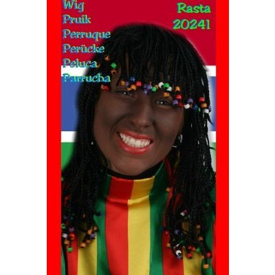 Rasta pruik met kralen