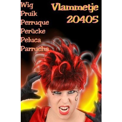 Extravagante Flame pruik