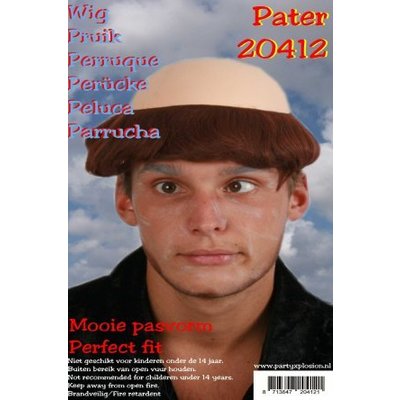 Paters Pruik met kale plek