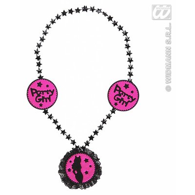 Fluitje met ketting Party girl